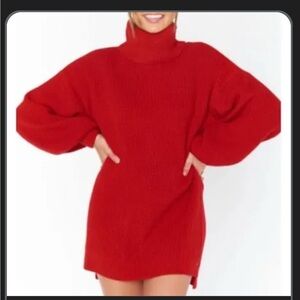 Show Me Your MuMu Red Mini Dress